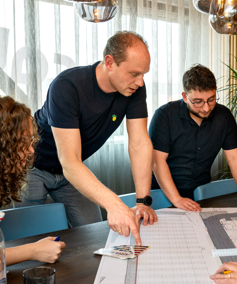 Team aan het werk